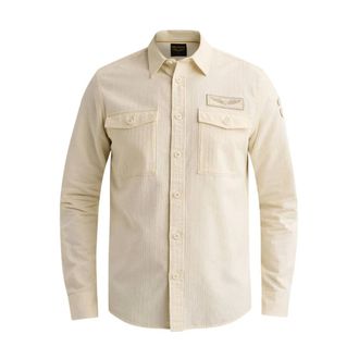 PME Legend Heren, Overhemden, Beige, Maat: 2XL Katoen