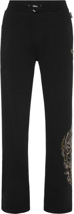 Philipp Plein Joggingbroek Skull - Heren - Sweatpants - Zwart - L - Katoen - Broeken