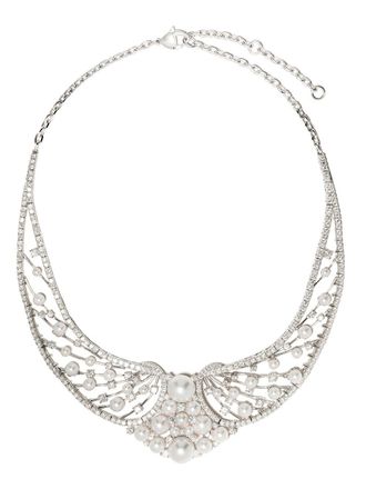 Yoko London Collana in oro bianco 18kt Heirloom con diamanti - Argento