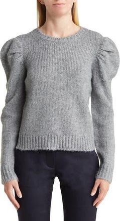 Derek Lam Locken Puff Sleeve Sweater in H Grey at Nordstrom Rack, Size X-Small