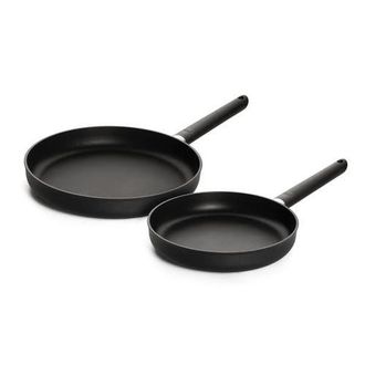 Woll Ecologic Nonstick Fry Pan Set 9.5-Inch & 11-Inch in Black at Nordstrom