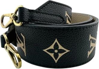 Louis Vuitton Pre-owned Strap - Dames - Vintage Accessoires - Zwart - ONE Size - Leer - Vintage