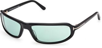 Tom Ford FT1400 ADDISON-02 01N Mens Sunglasses Black Size 64