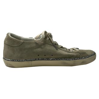 Golden Goose Pre-owned Womens Super Star Sneakers in Beige Suede - Multicolour - Size EU 40