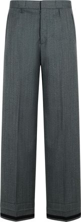 Maison Margiela Graue Hose aus Wollmischung von Maison Margiela