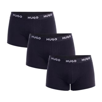 HUGO BOSS Ondergoed, Heren, Zwart, S, Katoen, Trunk Drievoudige Verpakking