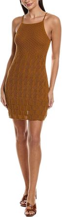 A.L.C. Mimi Silk-Blend Mini Dress