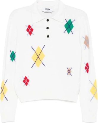 Msgm Mujer, Jerseys, Blanco, Talla: M