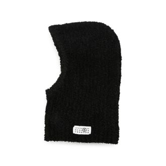 Maison Margiela Logo-patch Boucl&eacute; Balaclava