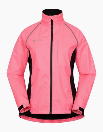 Mountain Warehouse Womens Mountain Warehouse Womens/Ladies Adrenaline II Iso-Viz Waterproof Jacket - Pink - Size: 12