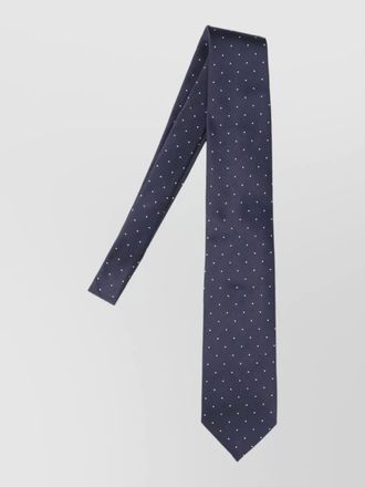 Tom Ford tie regular width pointed tip polka dots
