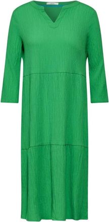 Cecil Dames, Jurken, Groen, Maat: S Leer