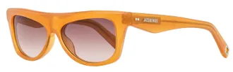 Jacquemus Unisex Rectagular Pina Sunglasses JAC58S 003 Milky Amber 55mm