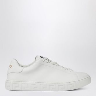 Versace White Greca nylon sneakers