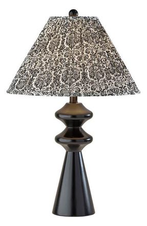 Adesso Dahlia Table Lamp in Black at Nordstrom