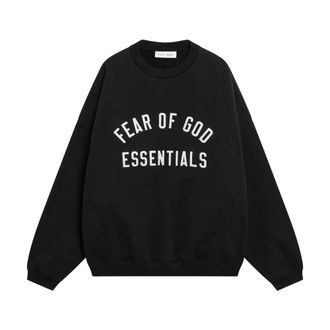 Fear of God Sweatshirts, male, Black, Size: XS 90s Crewneck Sweatshirt