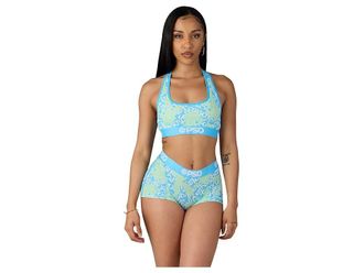 PSD Playboy Cuttings Sports Bra Womens Bra : XS, Elastane/Polyester