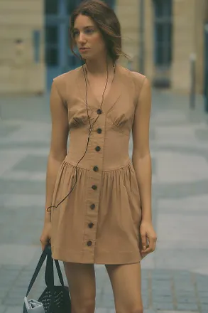 Maeve Waisted Mini Dress