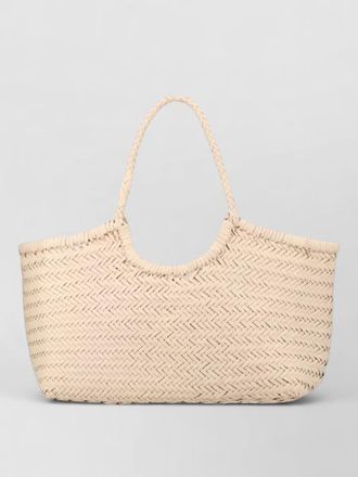 Dragon Diffusion beach bag dual handles woven design