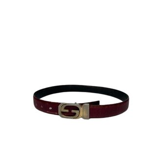 Gucci Cintura Vintage Pre-owned - - Pre-owned - Donna - Rosso - ONE SIZE