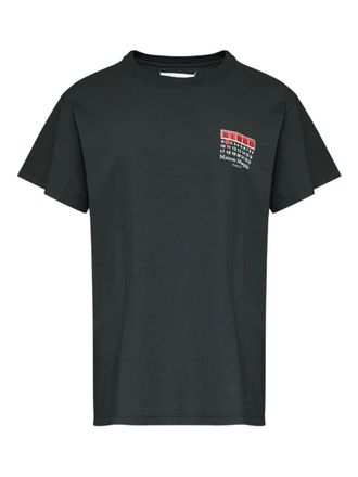 Maison Margiela Black Bingo-Print Cotton T-Shirt