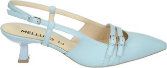 Melluso Schoenen, Dames, Blauw, 39 1/2 EU, Leer, E1952 Sling-back Pump