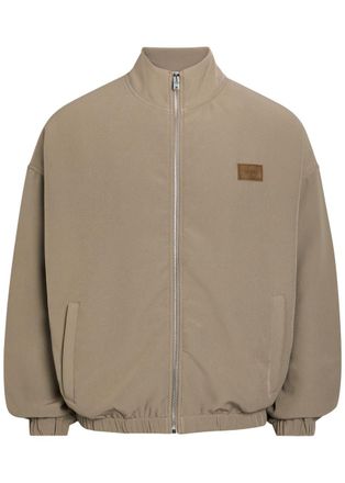 Amiri Logo-appliqu&eacute;d Cady Track Jacket - Sand - XL