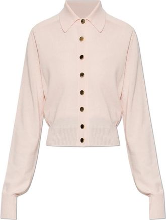 Sportmax Cardigan Lirica - Dames - Vesten - Roze - XS - Wol - Truien & Vesten
