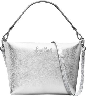 MC2 Saint Barth Aline Schoudertas - Dames - Schoudertassen - Grijs - ONE Size - Leer - Tassen