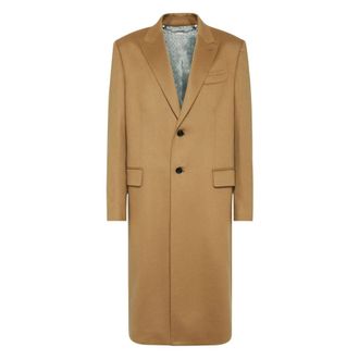 Billionaire Boys Club Single-Breasted Coats - Heren - Mantel - Beige - 2XL - Jassen