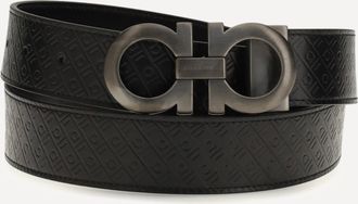 Ferragamo Reversible Gancini leather Belt Male 100