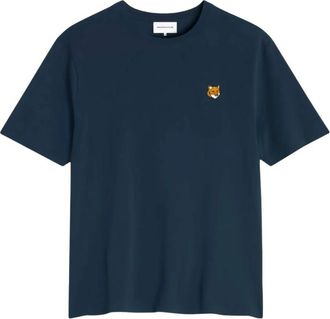 Maison Kitsun&eacute; T-Shirts - Heren - T-shirts - Blauw - S - Tops