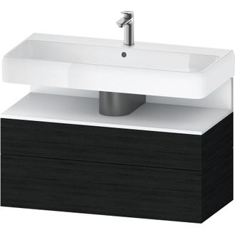 Duravit Duravit - Qatego Mueble Bajo Lavabo, 1 Extra&iacute;ble Y 1 Caj&oacute;n