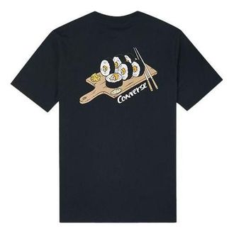 Converse Sushi Graphic Short Sleeve Pocket T-Shirt Black 10022855-A01