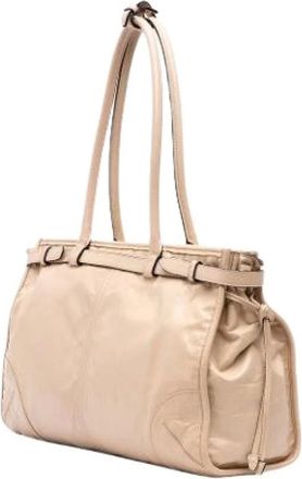 Prada Pre-owned Vintage Satchel - Pre-owned - Mujer - Beige - ONE SIZE
