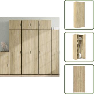 vidaXL Credenza in Rovere Sonoma - vidaXL Credenza Rovere Sonoma 70x42,5x185 cm in Legno Ingegnerizzato