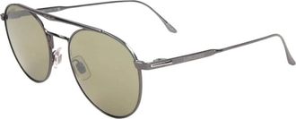 Longines Lg 0021 08Q Zonnebril - Heren - Zonnebrillen - Grijs - 53 MM - Accessoires