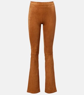 Stouls JP Long suede flared pants