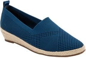 David Tate Bianca Stretch Espadrille Pump in Navy Fabric at Nordstrom Rack, Size 7.5
