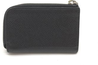 Louis Vuitton Taiga Zippy Coin Purse In Womens Black (Pre-Owned)