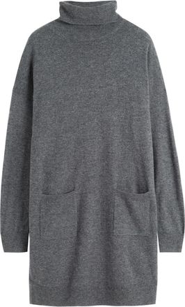 Chinti and Parker roll-neck mini dress - women - Cashmere/Wool - 3L - Grey