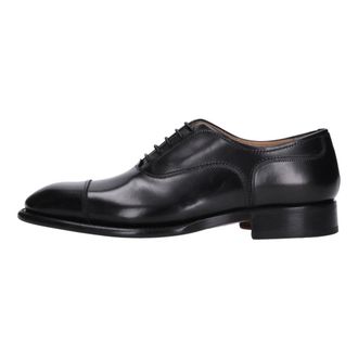 Fabi Calfskin Veterschoenen - Heren - Nette schoenen - Zwart - 41 EU - Leer - Schoenen