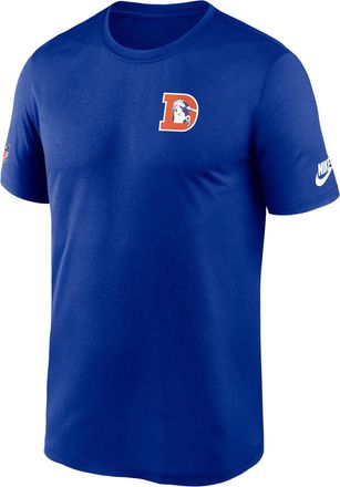 Nike Denver Broncos Alt Legend Small Logo Nike Mens Dri-FIT NFL T-Shirt in Blue | 02TI4DAQ8W-UE8