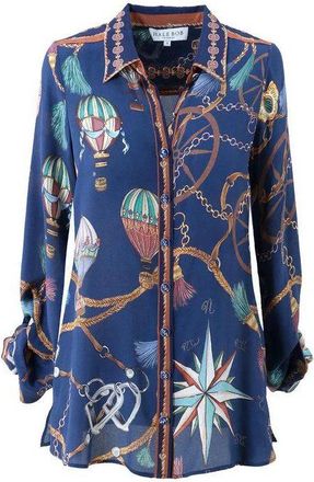 Hale Bob Nautische Bob Blouse Cleo - Dames - Overhemden - Veelkleurig - XL - Overhemden