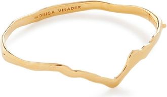 Monica Vinader Wishbone Bangle bracelet - women - 18kt Gold Vermeil/Recycled Silver - M