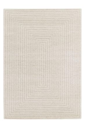 AFK Living Alfombra ultrasuave de estilo escandinavo beige 120 x 170 cm