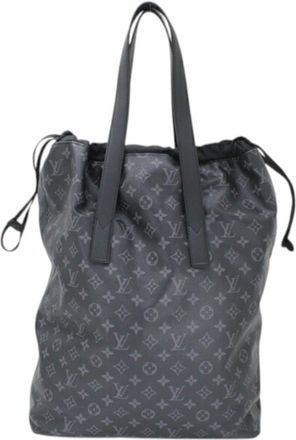 Louis Vuitton Black Monogram Eclipse Canvas Pouch Tote Bag (Pre-Owned)