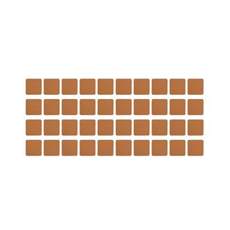 OEM 40 Posavasos Para Sublimaci&oacute;n, Posavasos Lisos Con Base De Corcho Para Transferencia T&eacute;rmica, Para Pintar Y Manualidades, 3,9 X 3,9 Pulgadas