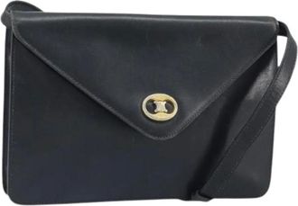 Celine Pre-owned Cross Body Bags, female, Black, Size: ONE SIZE Pre-owned Vintage Shoulder Bag