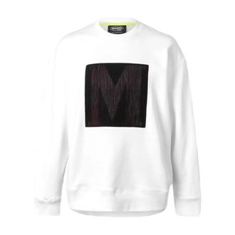 Missoni Heren, Sweatshirts & Hoodies, Wit, Maat: M Katoen
